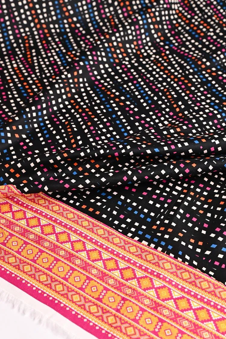 1-PC Kurti Unstitched Cambric Lawn