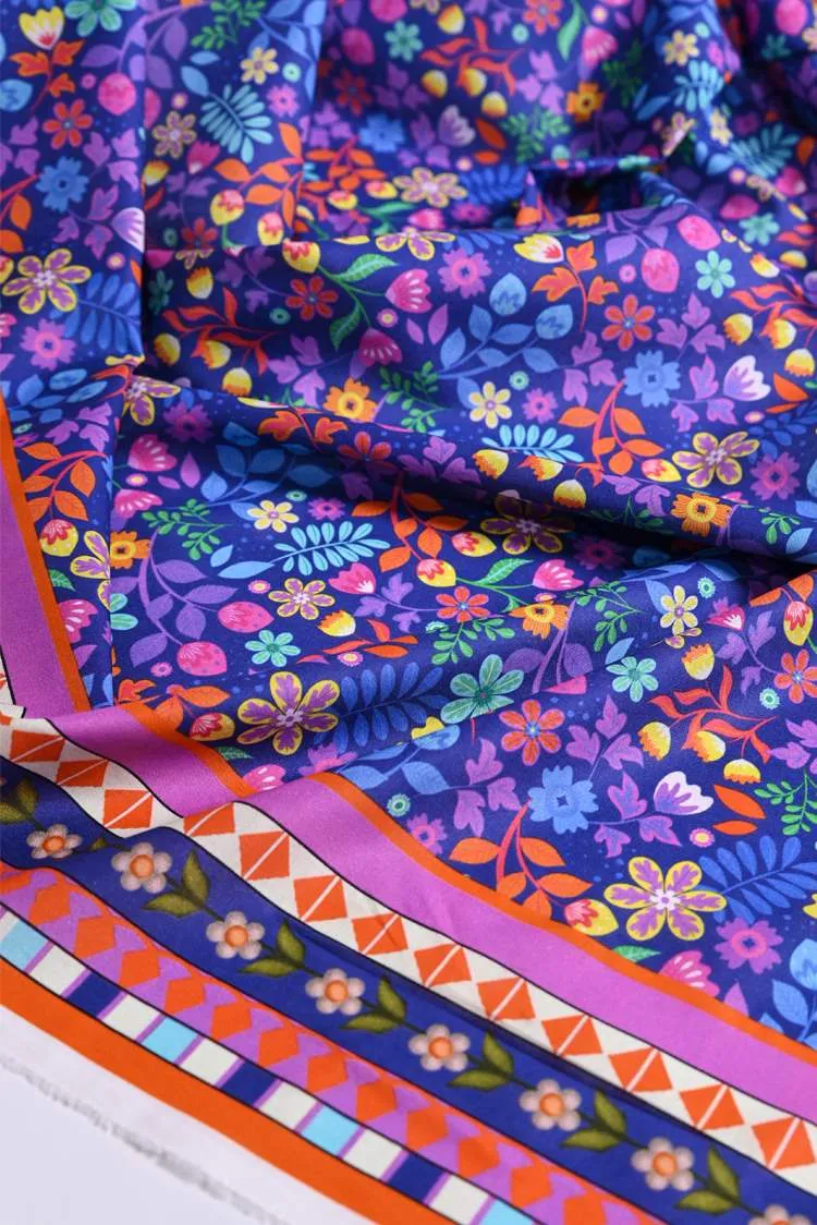 1-PC Kurti Unstitched Cambric Lawn