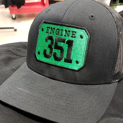 2 Line Passport Custom Hat - Snapback Trucker