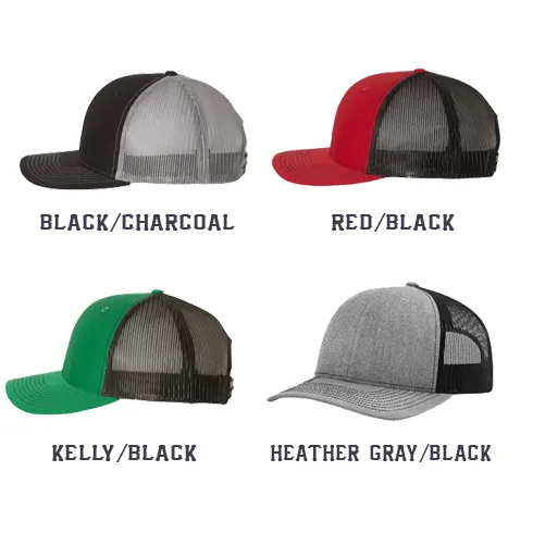 2 Line Passport Custom Hat - Snapback Trucker