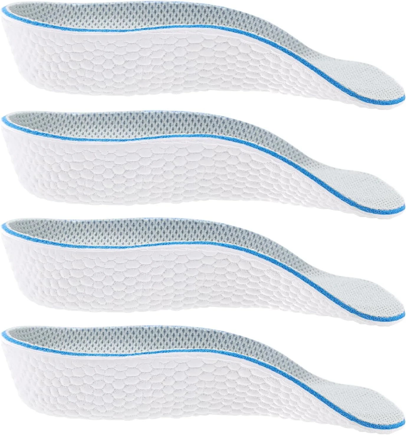 2 Pairs Orthopedic High Pads, 0.98 Inch Height Increase Insoles High Pads 1.0 Orthopedic Insoles Arch Support Insoles Orthopedic High Heel Pads for Men Women