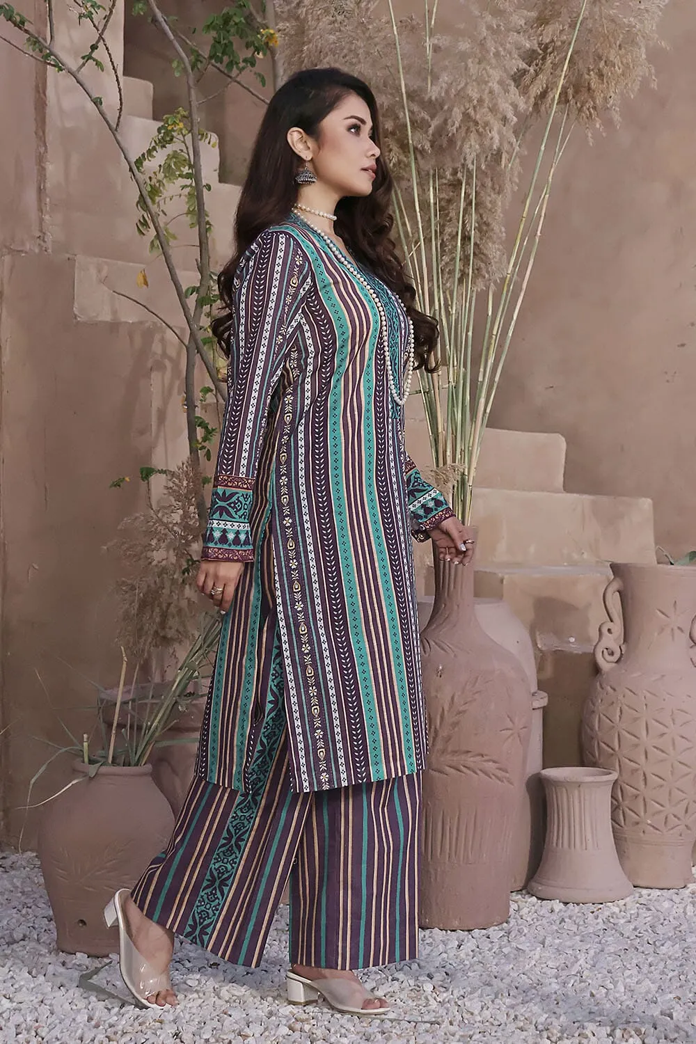 2PC Unstitched Khaddar Shirt & Trouser RKT-2322