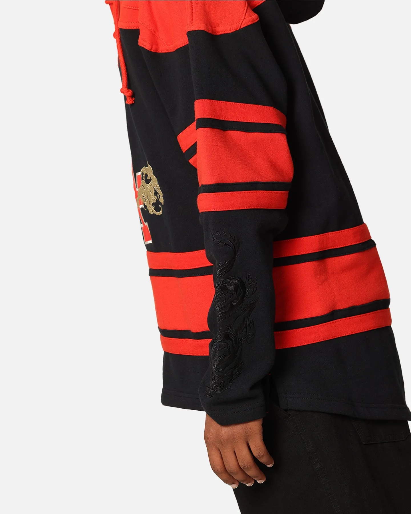 47 Brand Los Angeles Dodgers 'Year Of The Dragon' Lacer Hoodie Jet Black
