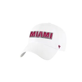 '47 Brand Miami HEAT Wordmark Cleanup Hat