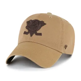 47 Brand NHL Dune Chocolate Clean Up Ballpark Hat - Anaheim Ducks