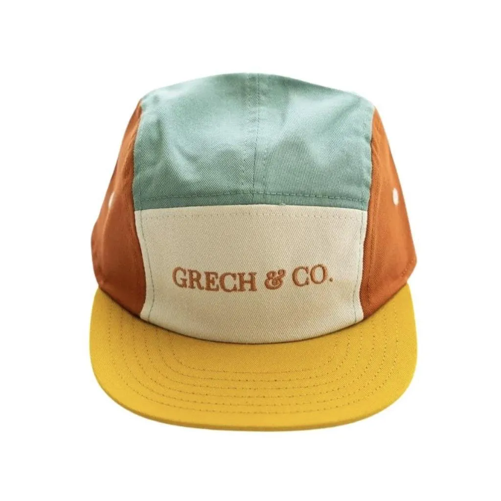 5 Panel Hat - Fern   Buff