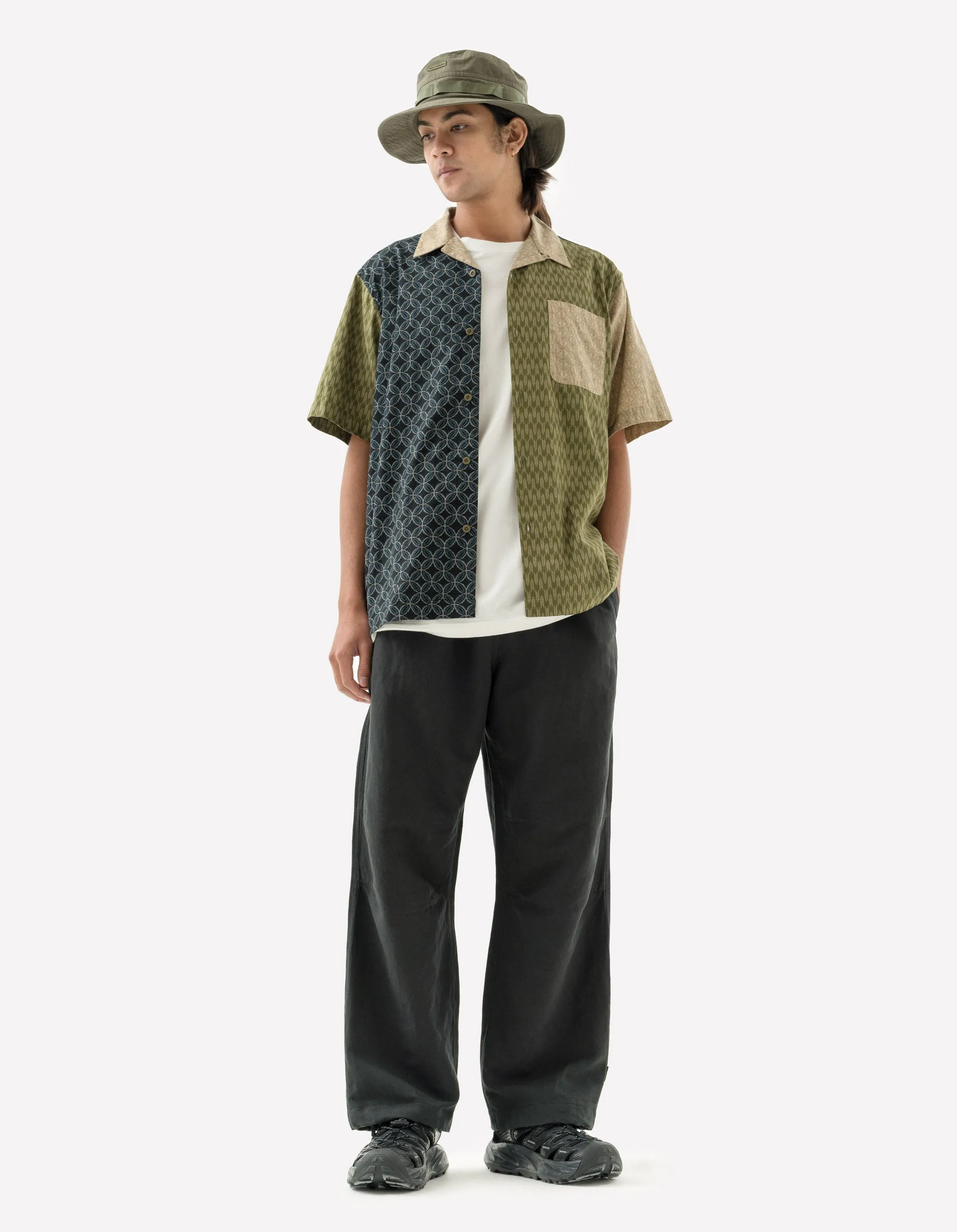 5205 Wagara Camp Collar Shirt Multi
