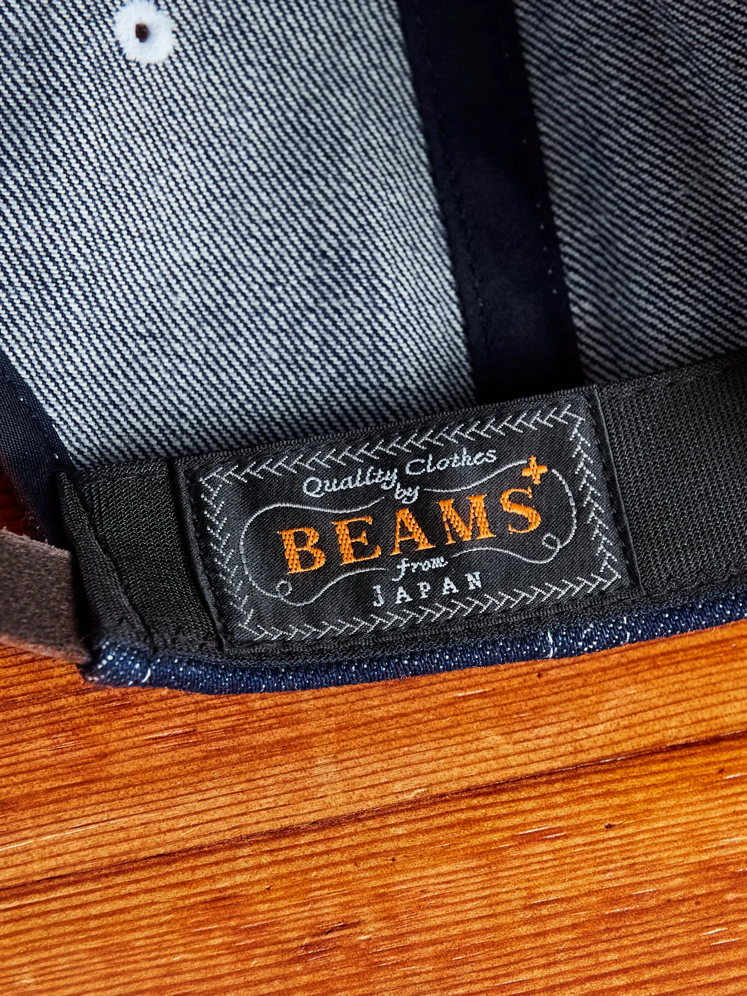 6-Panel Denim Cap in Indigo