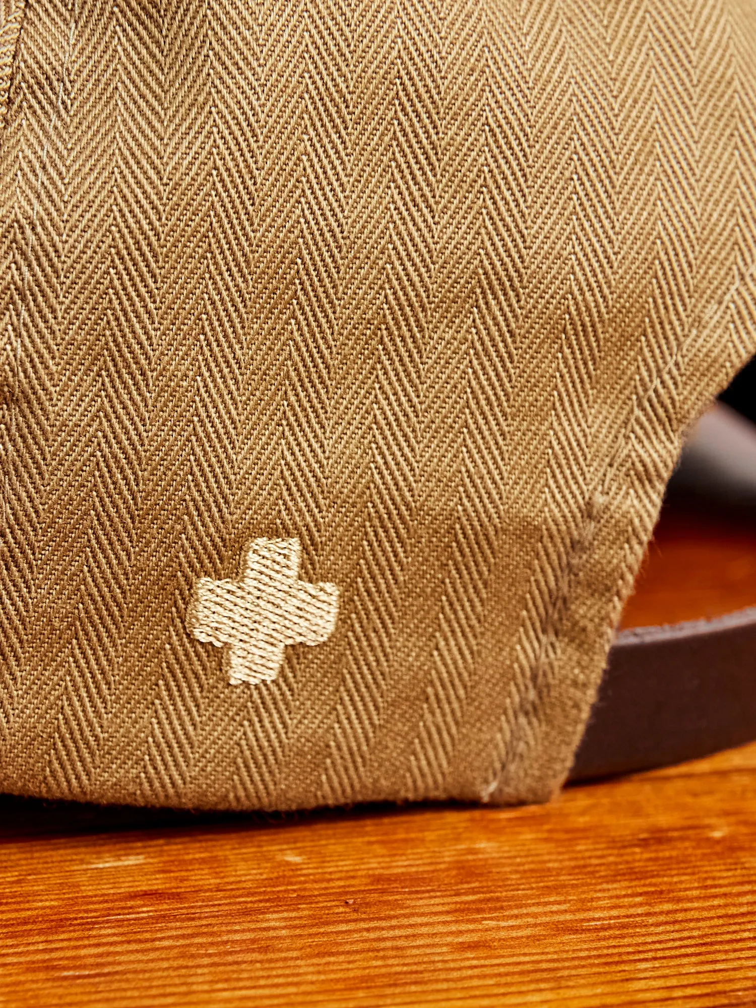 6-Panel HBT Cap in Khaki