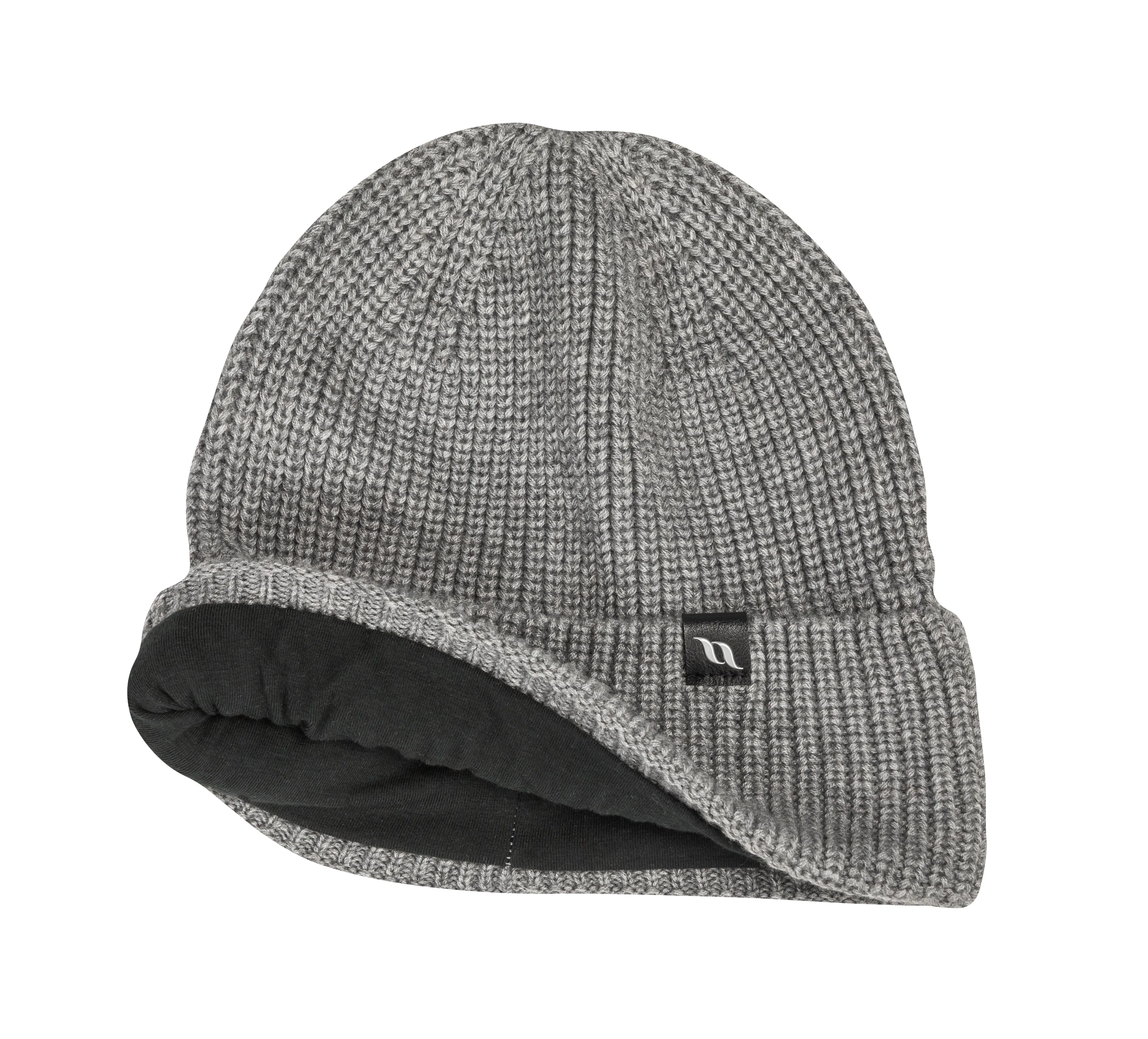 Ava Woolblend Knitted Beanie with Cuff
