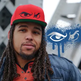 Bad Ass Vibe Hat - Eyes Snapback
