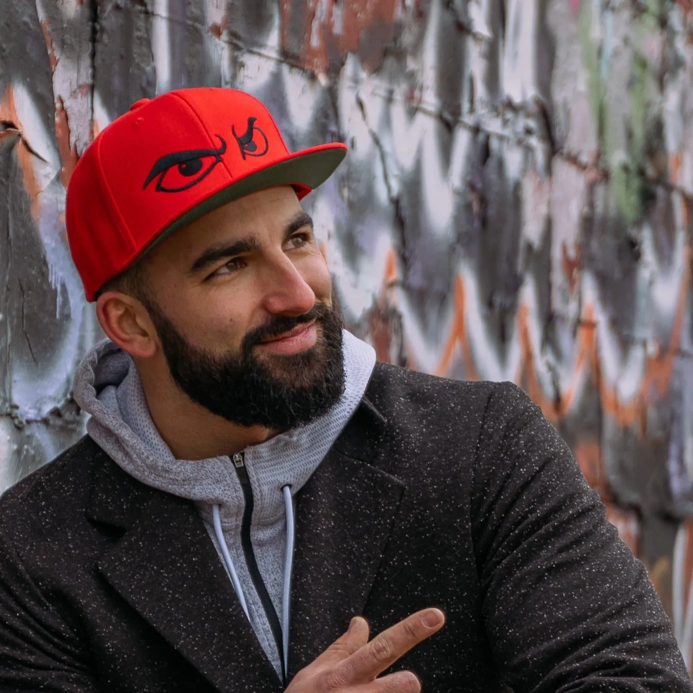 Bad Ass Vibe Hat - Eyes Snapback