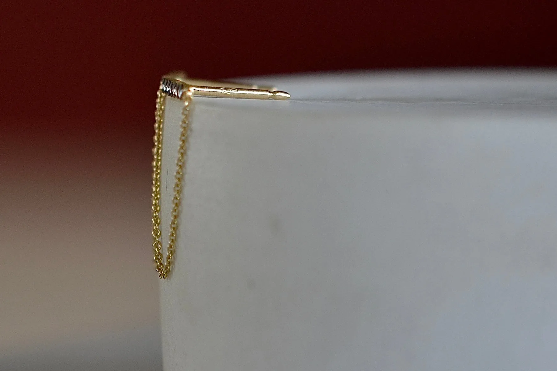 Bar and Chain Earrings