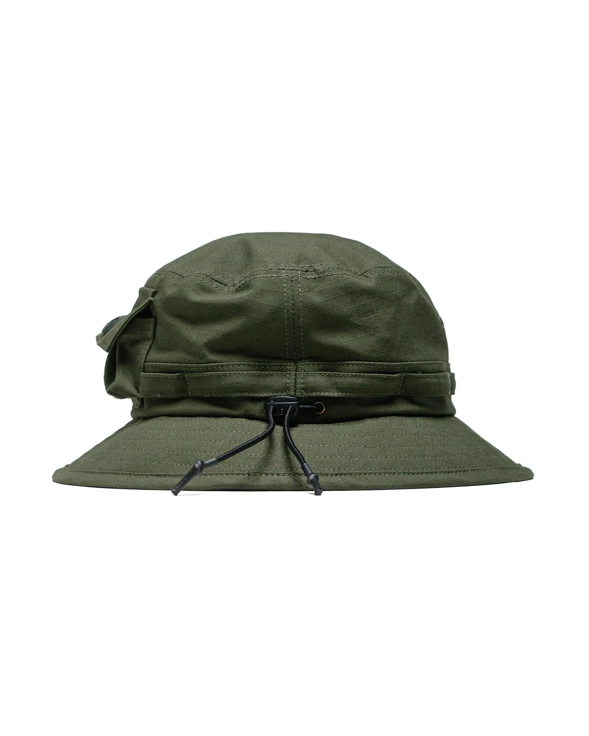 Beams Plus Lost & Found MIL Jungle Hat Cotton Ripstop Olive