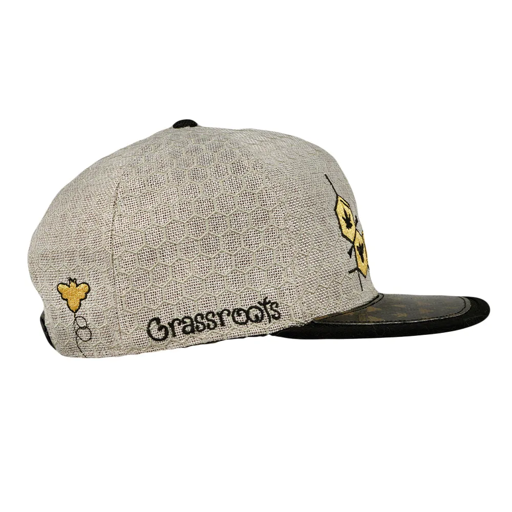 BeeSlick Molecule Tan Snapback Hat