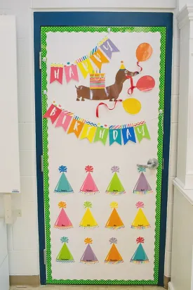 Birthday Bulletin Board Set | Confetti Crush | UPRINT | Schoolgirl Style