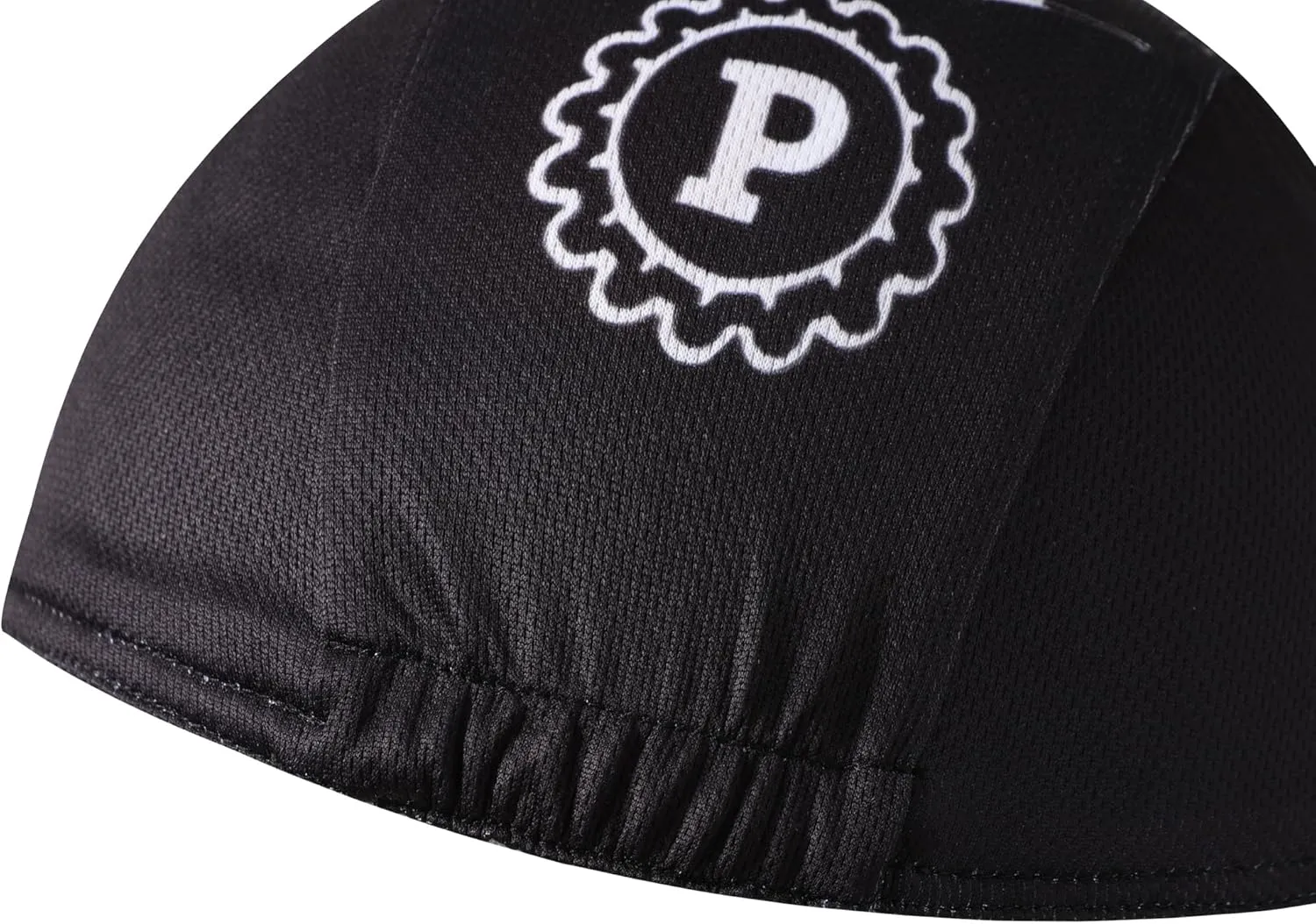 Black Cycling Cap - Polyester Funny Cycling Hat-Under Helmet - Cycling Helmet Liner Breathable&Sweat Uptake