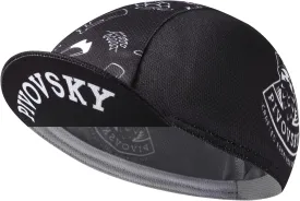 Black Cycling Cap - Polyester Funny Cycling Hat-Under Helmet - Cycling Helmet Liner Breathable&Sweat Uptake