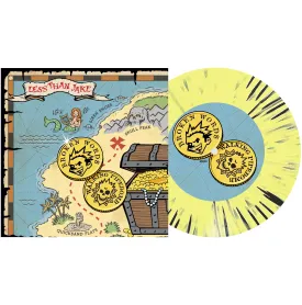 Broken Words/Walking Pipebomb - Easter Yellow W/ Heavy Black Splatter 7 Inch