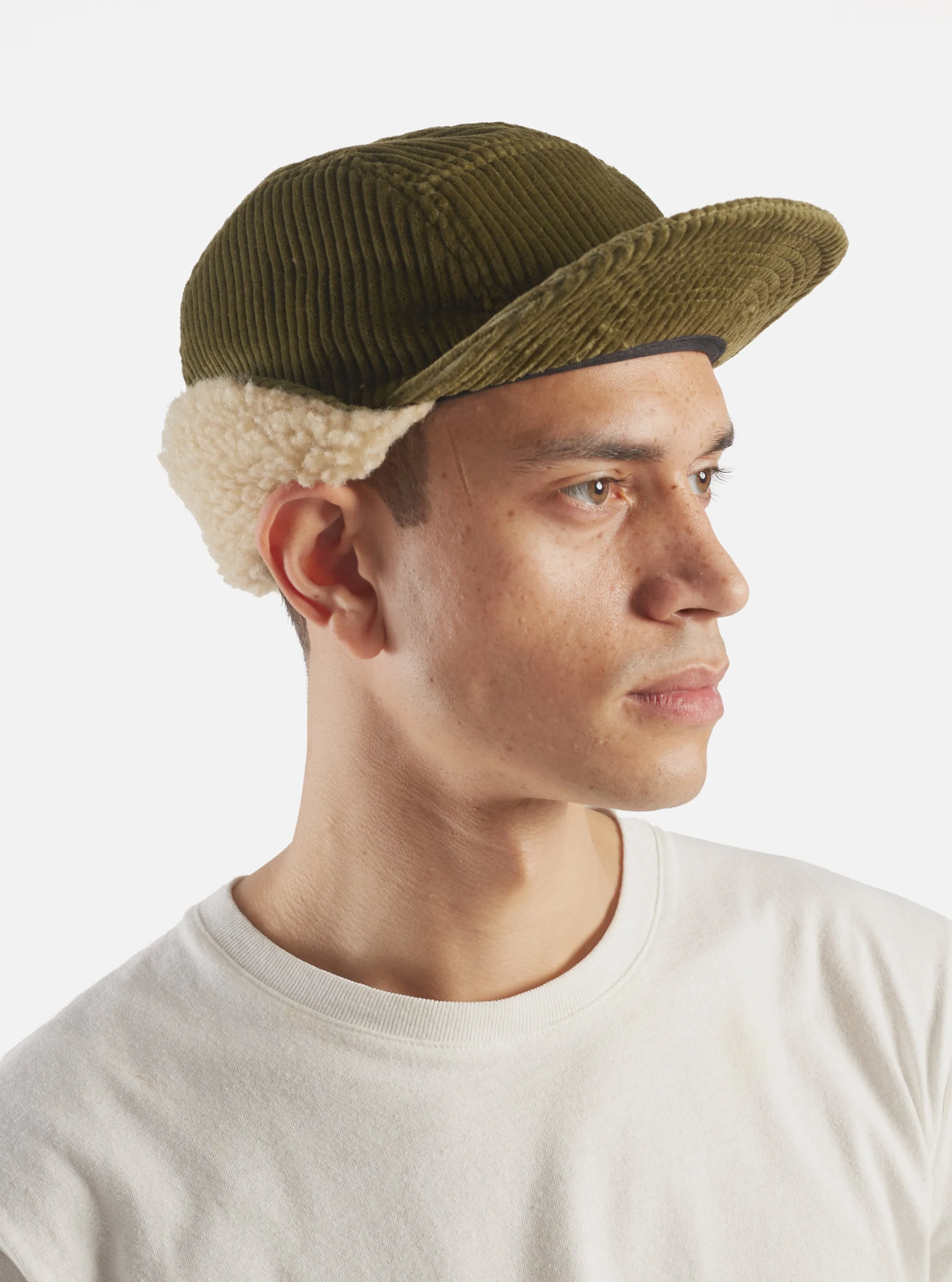 cableami® 5w Cap in Olive Corduroy