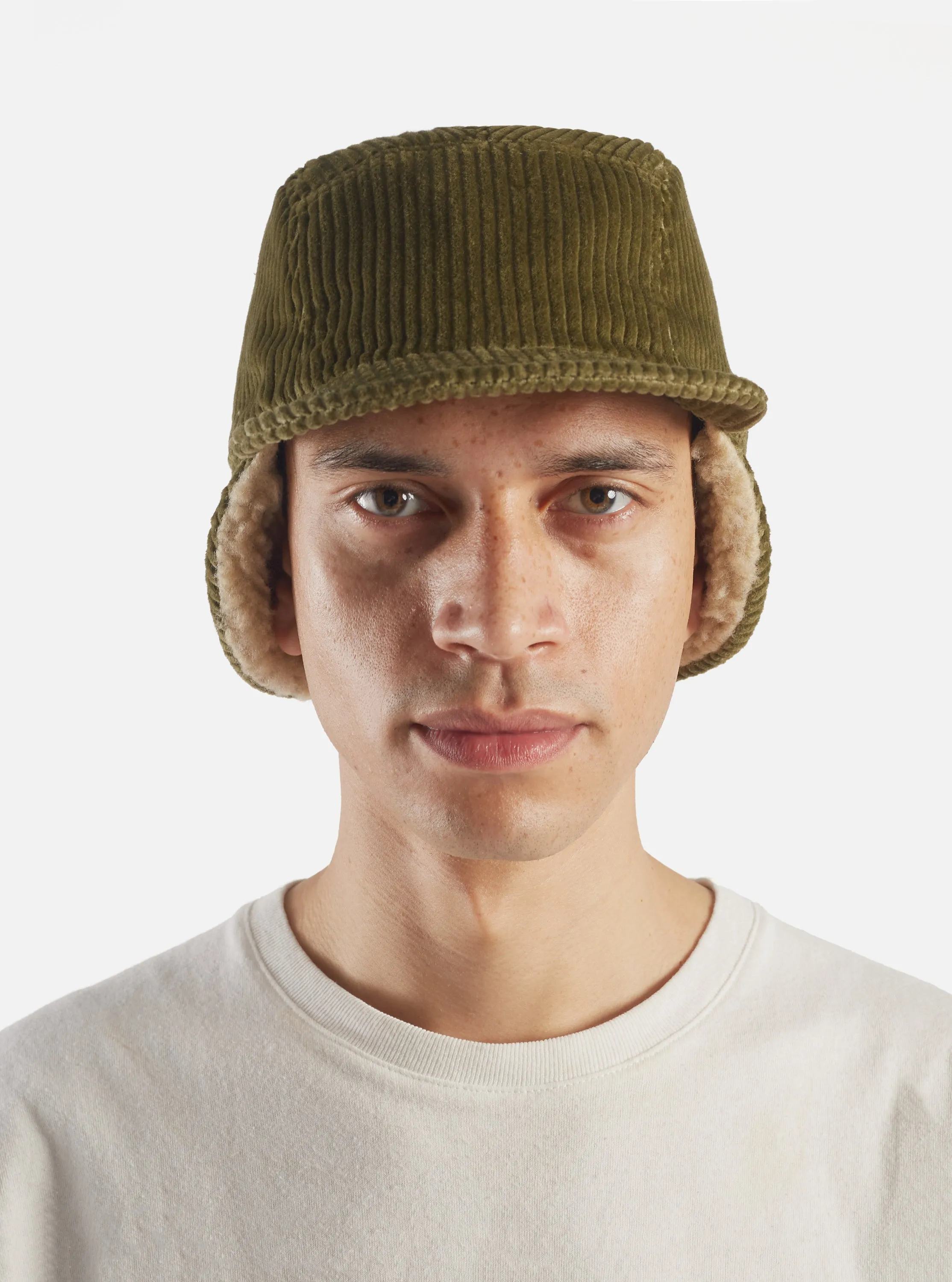 cableami® 5w Cap in Olive Corduroy