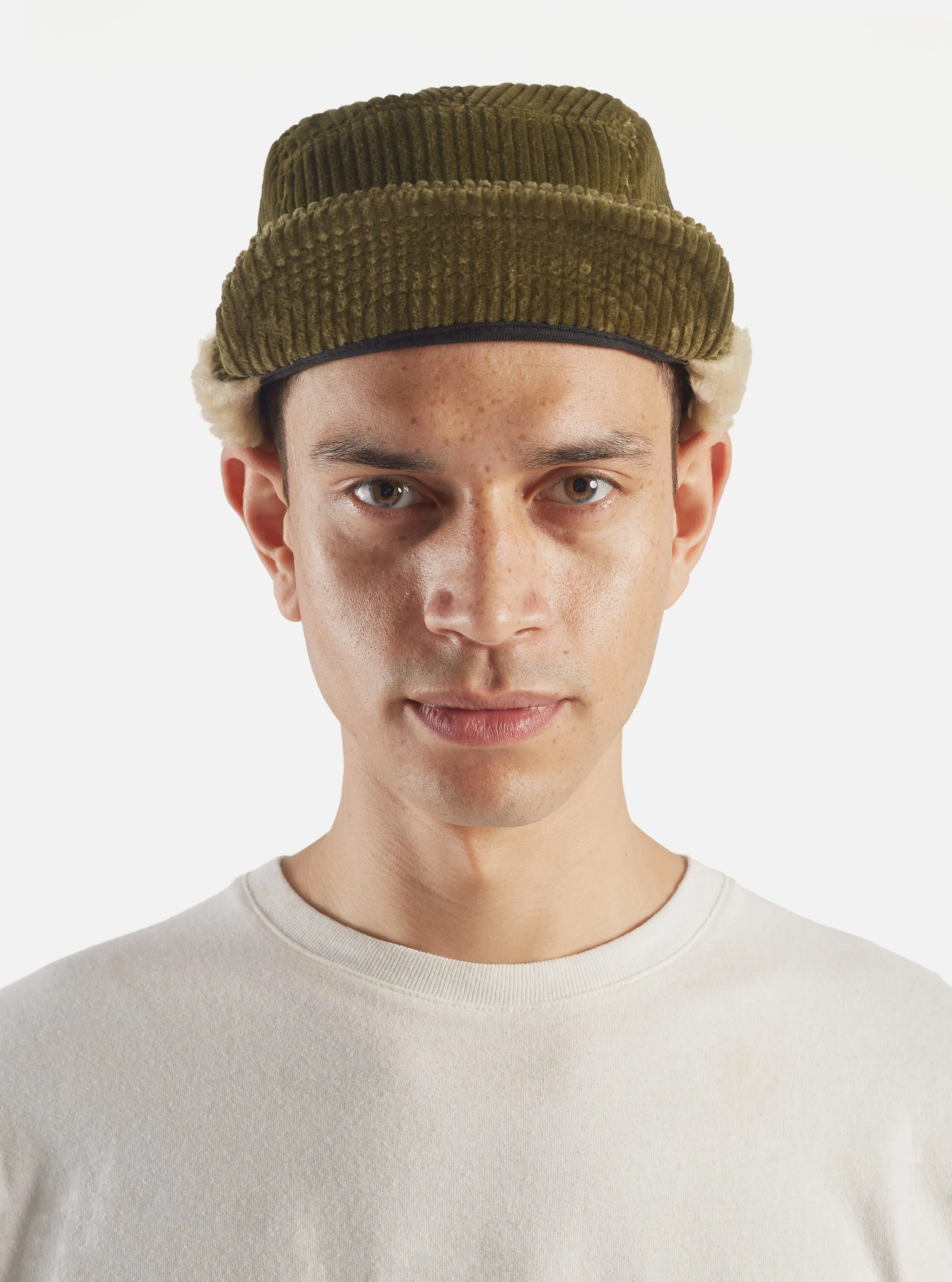 cableami® 5w Cap in Olive Corduroy