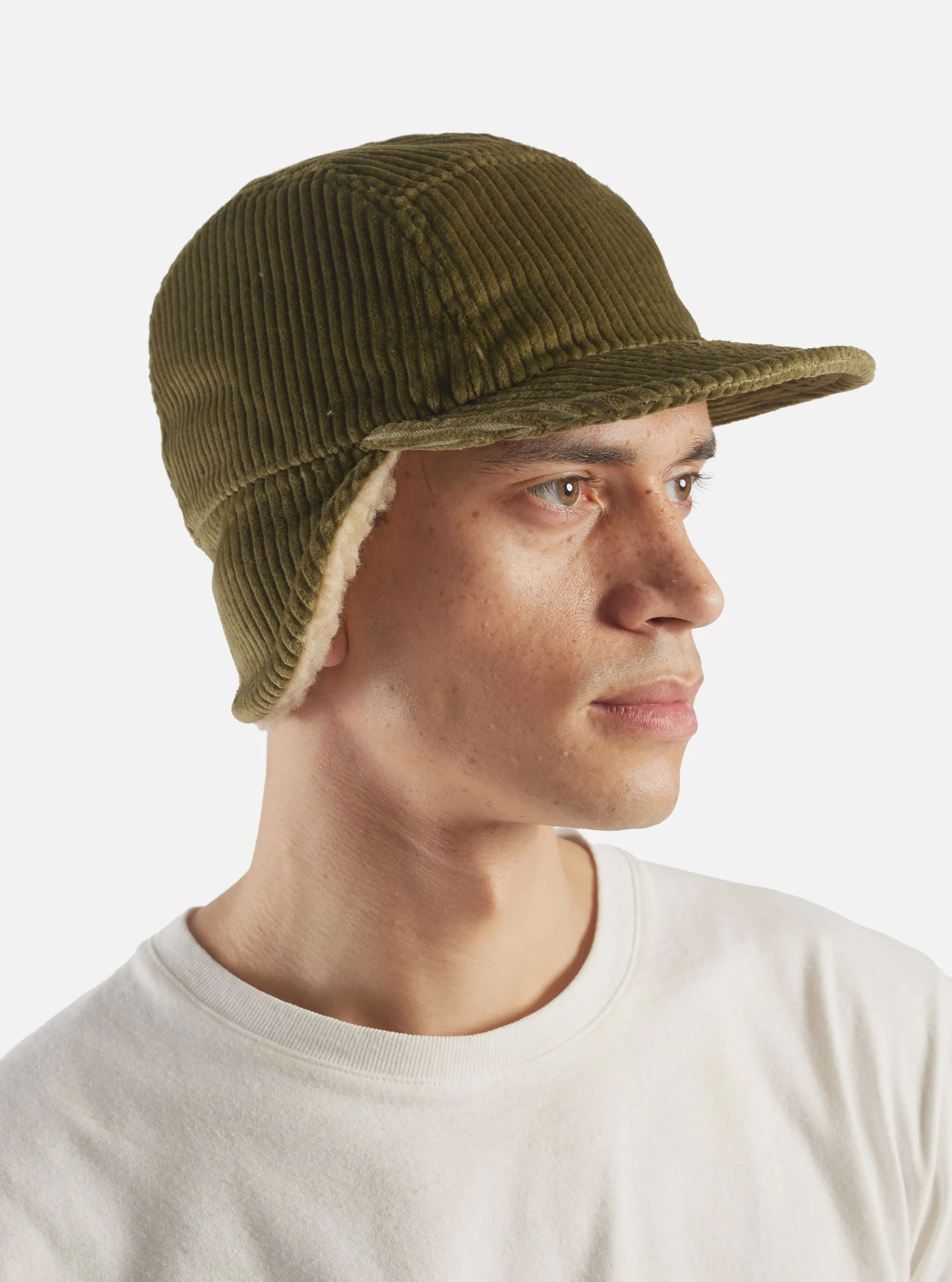 cableami® 5w Cap in Olive Corduroy