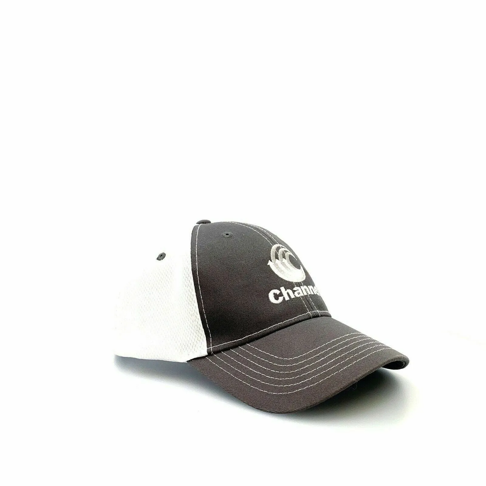 CHANNEL SOY BEANS Hook & Loop Trucker Hat, White - Adjustable