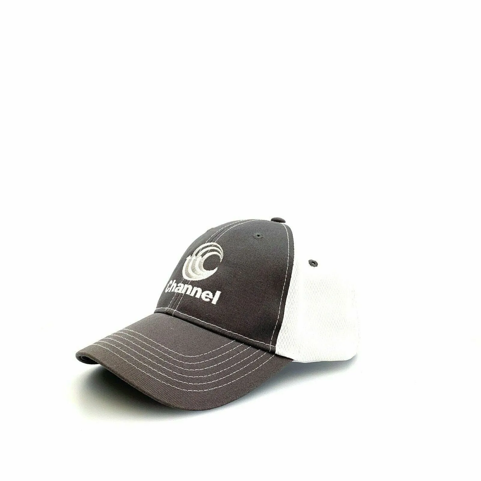 CHANNEL SOY BEANS Hook & Loop Trucker Hat, White - Adjustable