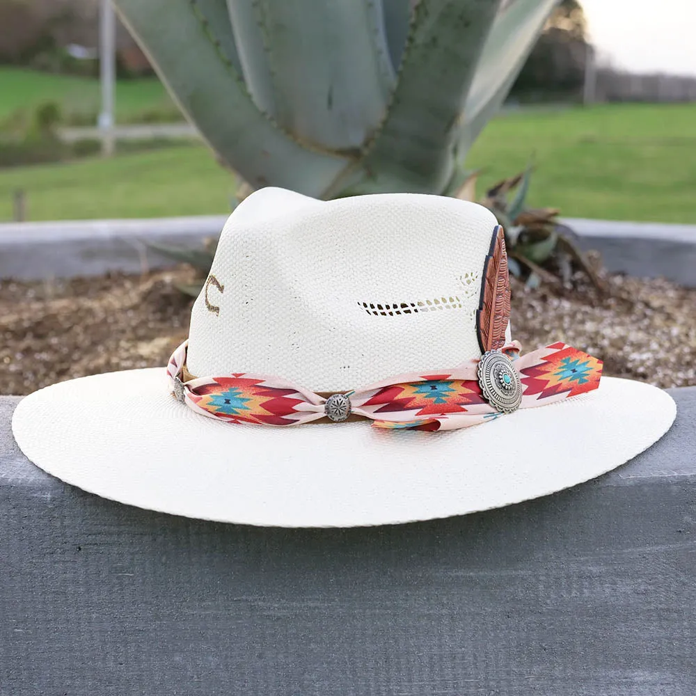 Charlie 1 Horse Straw Hat Navajo