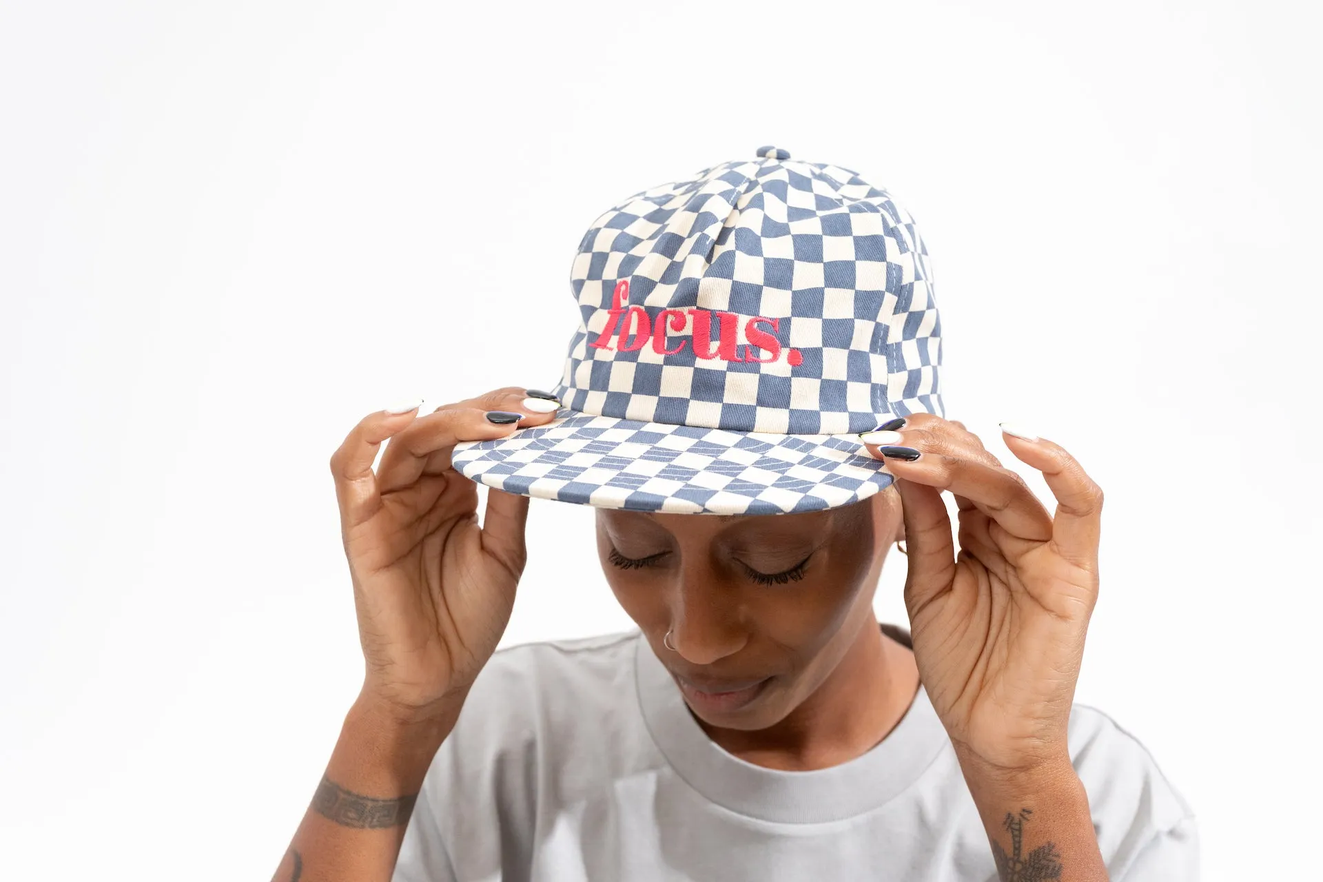 Checkered Focus Chef's Hat