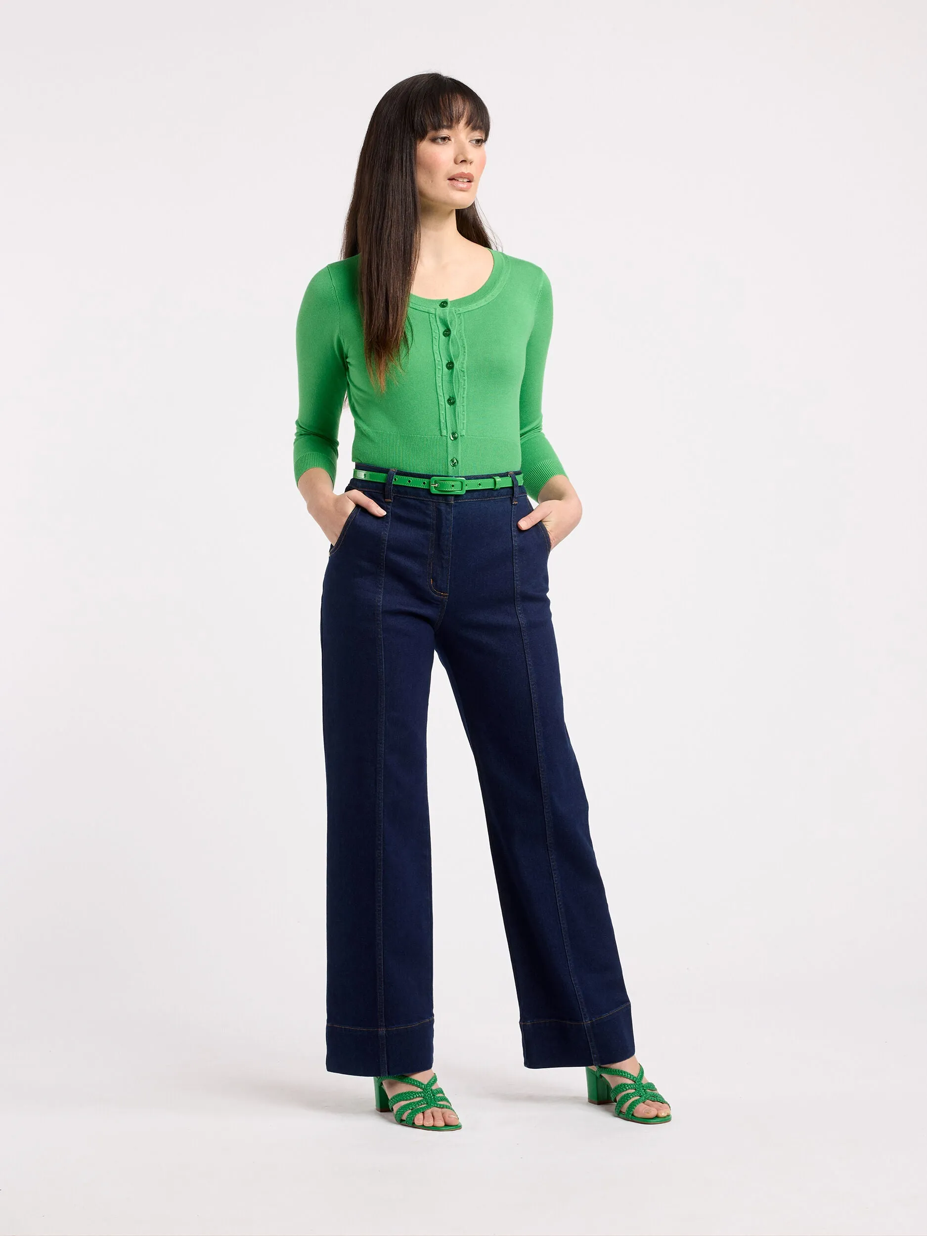 Chessie 3/4 Sleeve Cardi