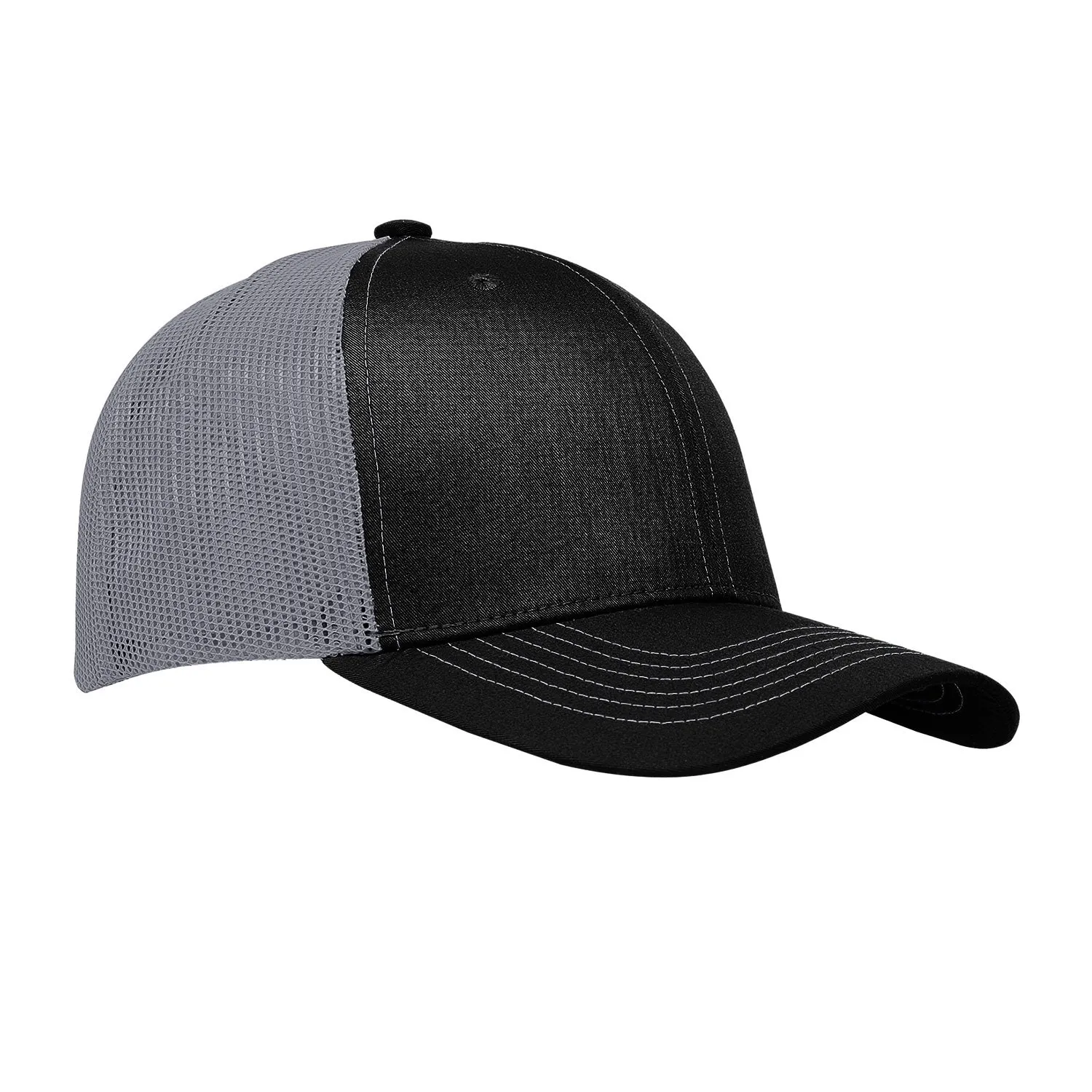 Cobra C112 6 Panel Structured Poly/Cotton Front Mesh Back Hat