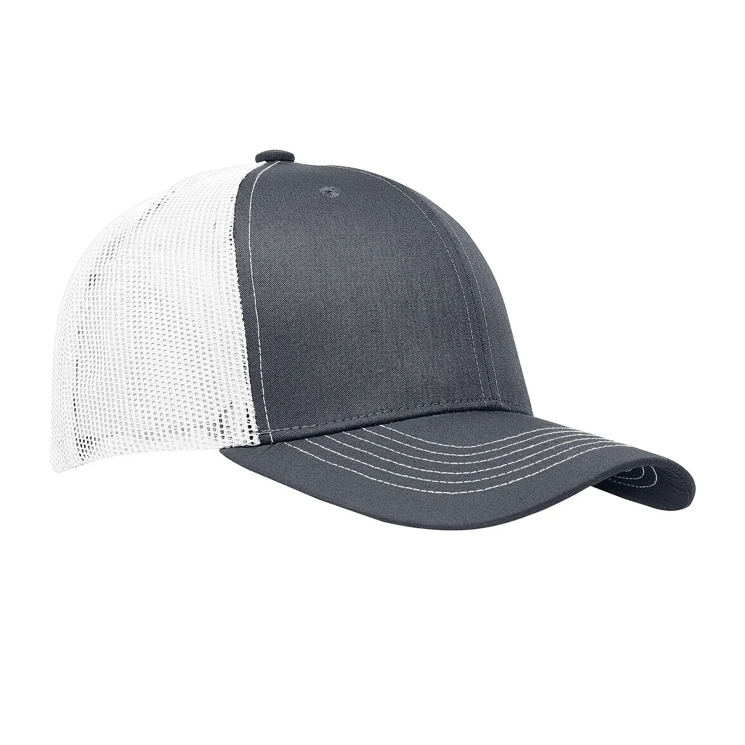 Cobra C112 6 Panel Structured Poly/Cotton Front Mesh Back Hat