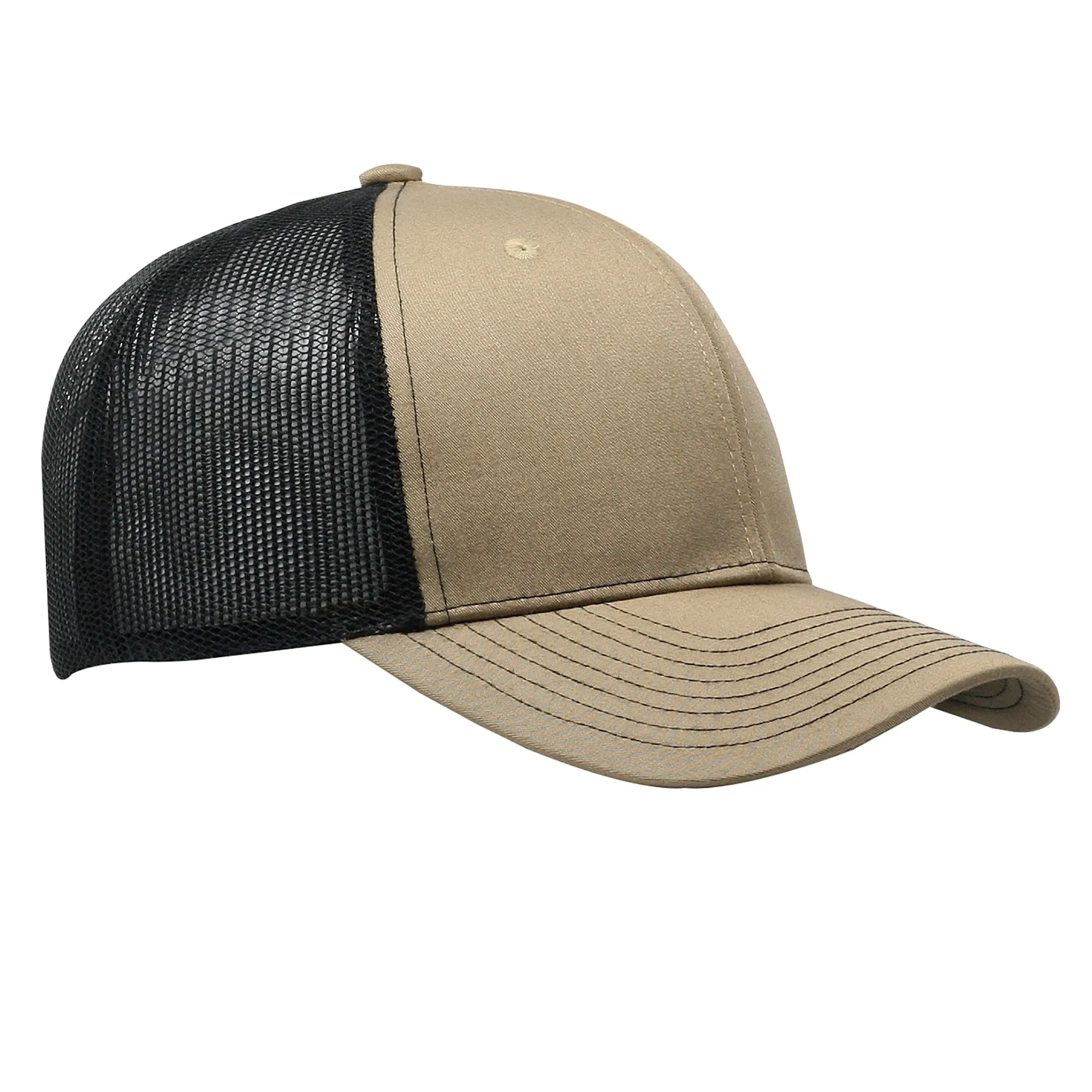 Cobra C112 6 Panel Structured Poly/Cotton Front Mesh Back Hat