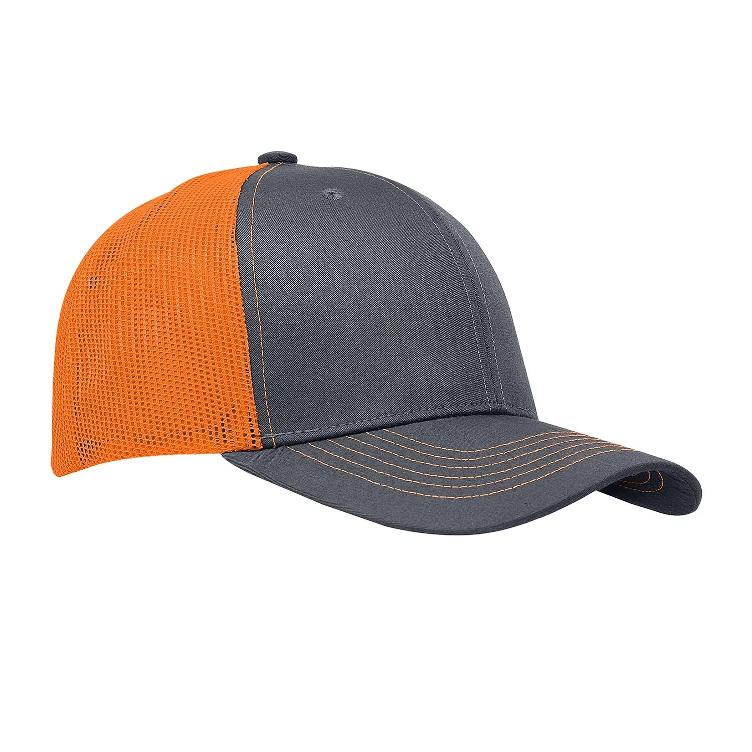 Cobra C112 6 Panel Structured Poly/Cotton Front Mesh Back Hat
