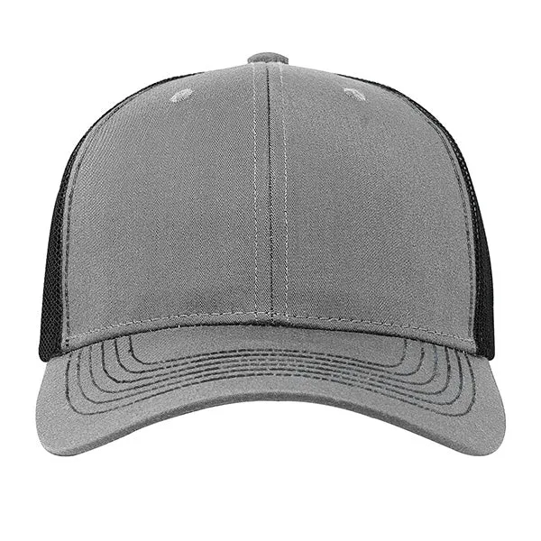 Cobra C112 6 Panel Structured Poly/Cotton Front Mesh Back Hat