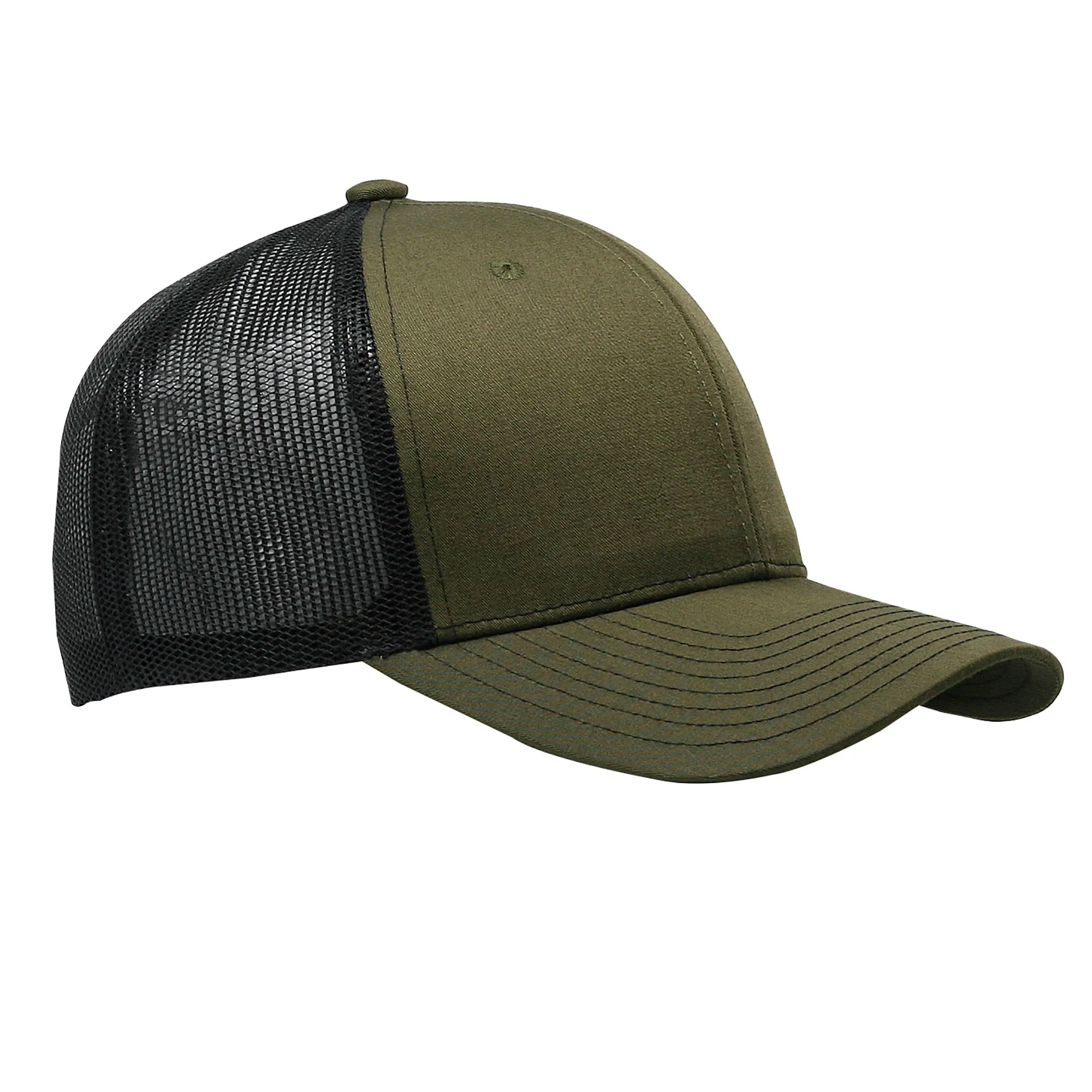 Cobra C112 6 Panel Structured Poly/Cotton Front Mesh Back Hat
