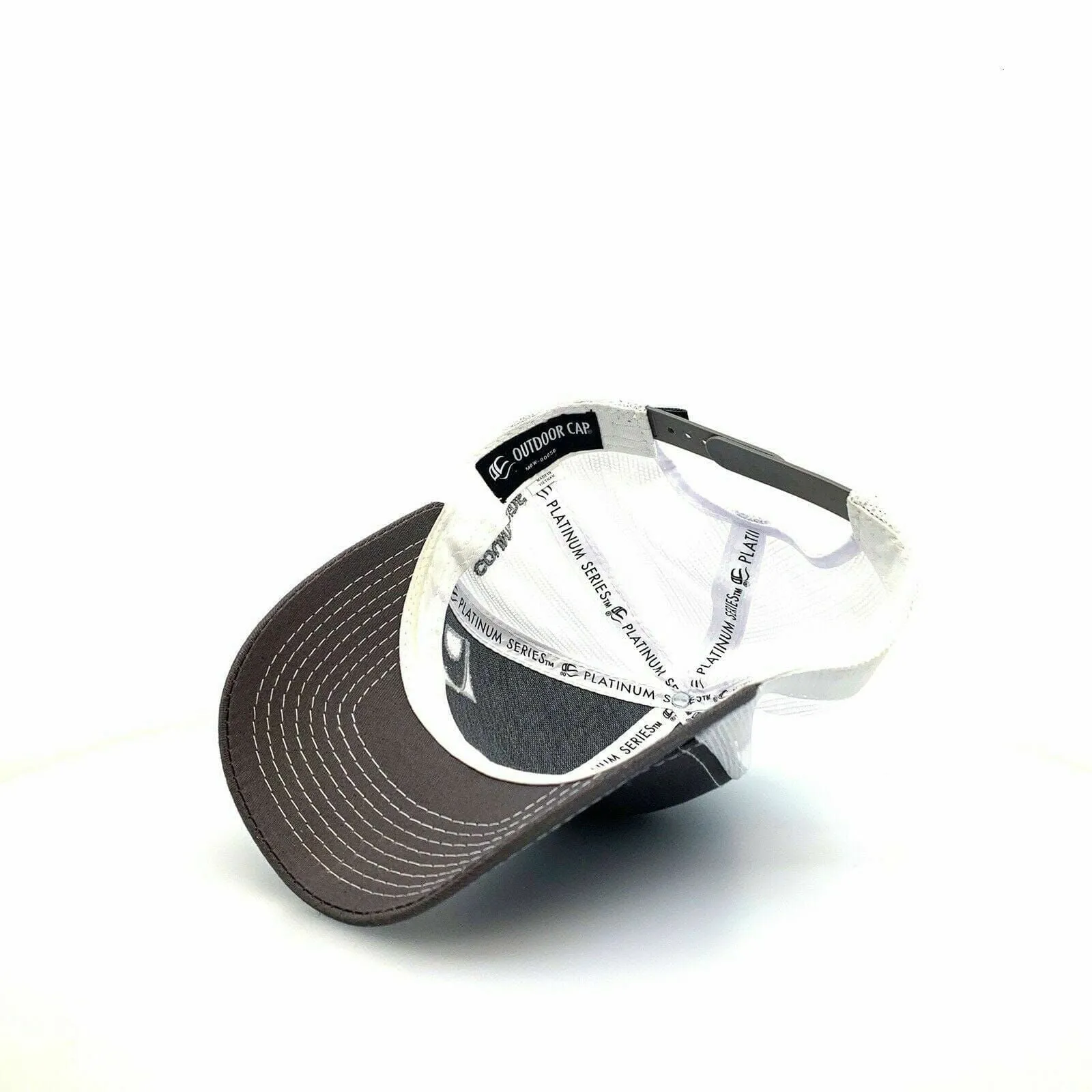 Countryside Feed LLC Mens Mesh SnapBack Trucker Hat, Gray / White - OSFA