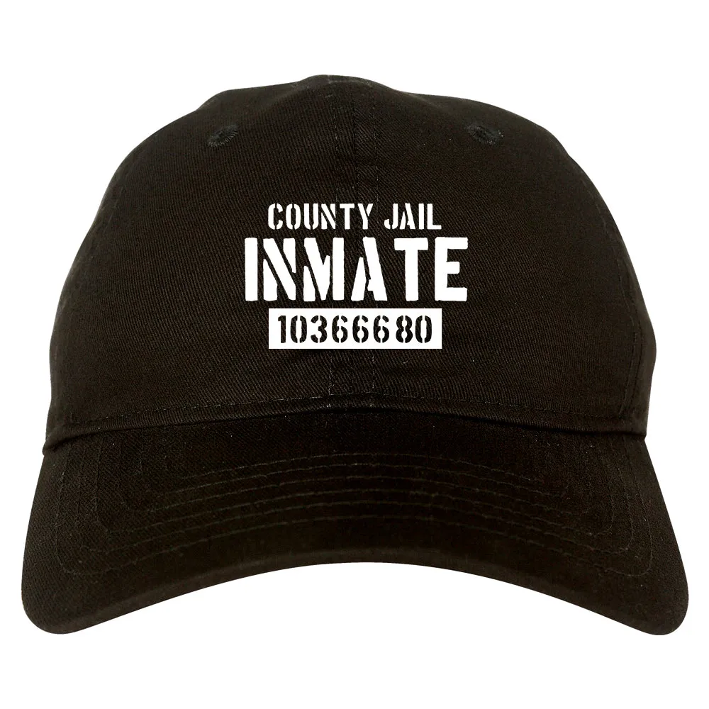 County Jail Inmate 666 Halloween Costume Mens Dad Hat Baseball Cap