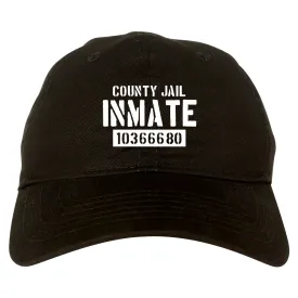 County Jail Inmate 666 Halloween Costume Mens Dad Hat Baseball Cap