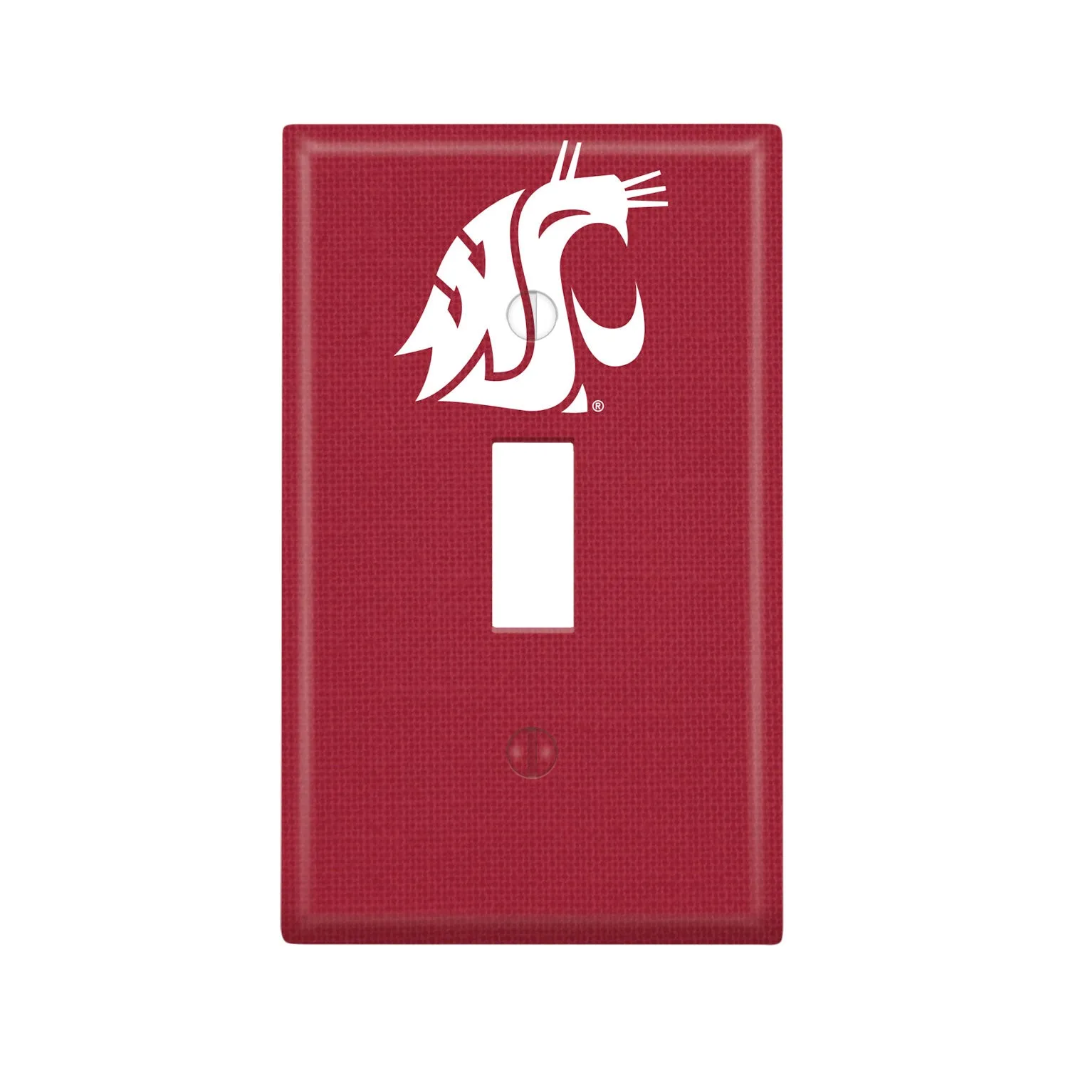 Crimson WSU Single Light-Switch Cover