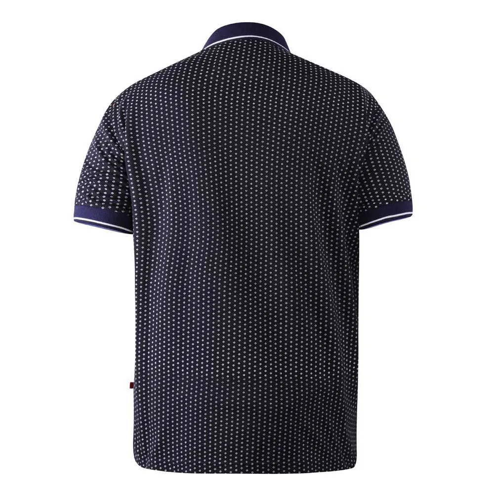 D555 Pique Polo Shirt - Battersea Navy