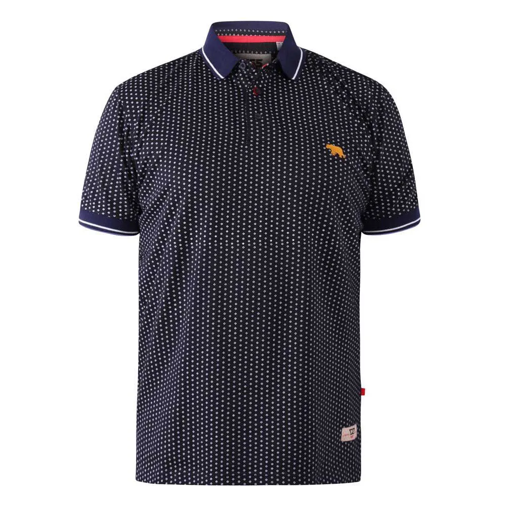 D555 Pique Polo Shirt - Battersea Navy