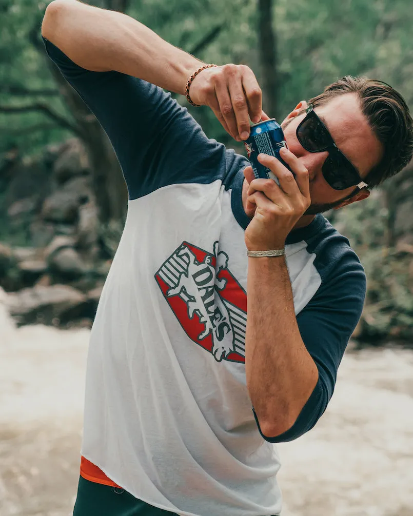Dale's Buckin' Pig Baseball Tee