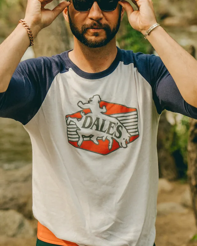 Dale's Buckin' Pig Baseball Tee