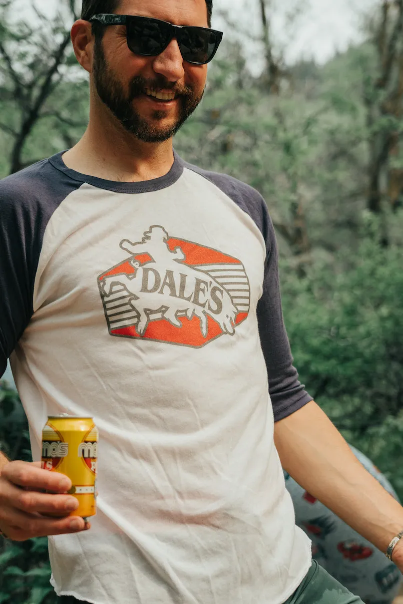 Dale's Buckin' Pig Baseball Tee