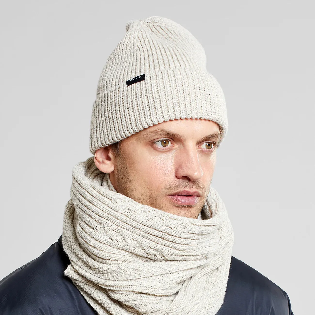 DEDICATED Hemavan beanie pearl white women