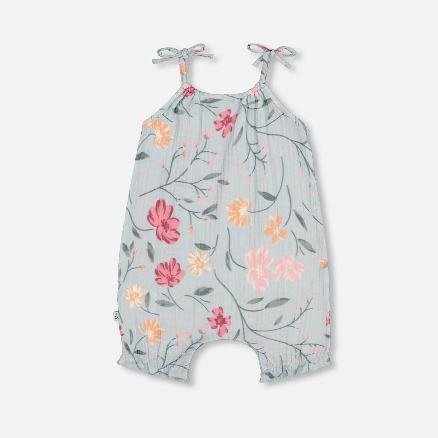 Deux Par Deux Romper - Printed Flowers