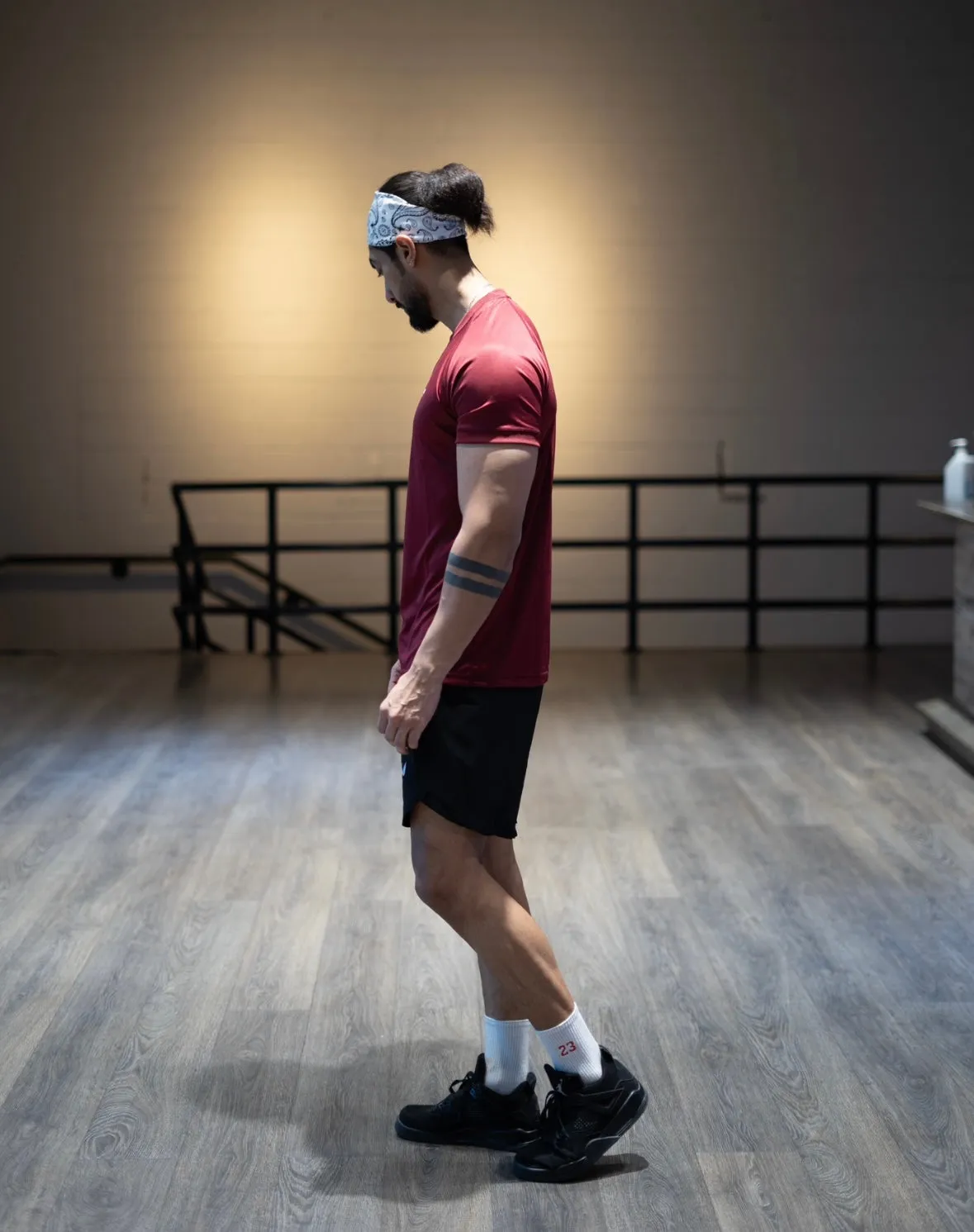 DRI-FIT TEE MAROON